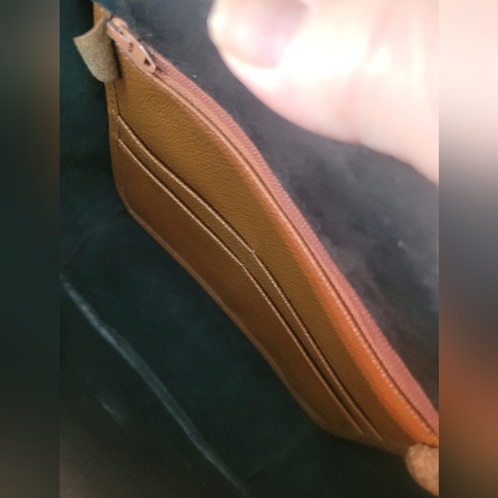 Dooney & Bourke Black and Brown Messenger Bag with Buckle Closure - Picture 7 of 16